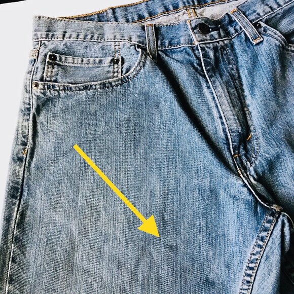 Levis 559 Jeans 36x30 Mens Blue Denim Straight Leg Regular‎ Fit Casual Pockets - Picture 4 of 8